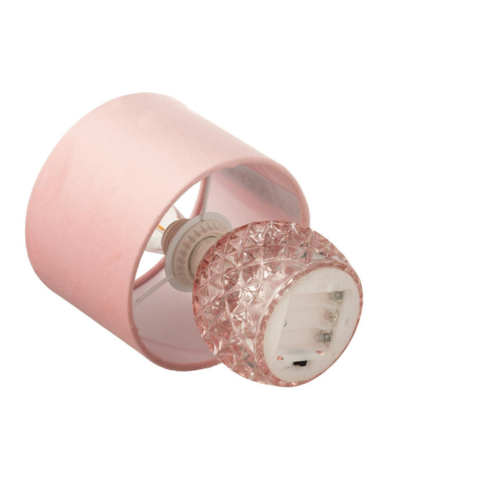 Tafellamp Roze Kunststof 17 cm-Tafellampen-J-Line