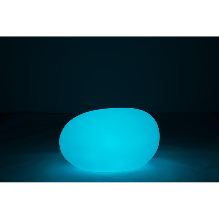 Tafellamp Steen Buiten Kunststof, Polypropylene, Metaal Wit-Tafellampen-J-Line