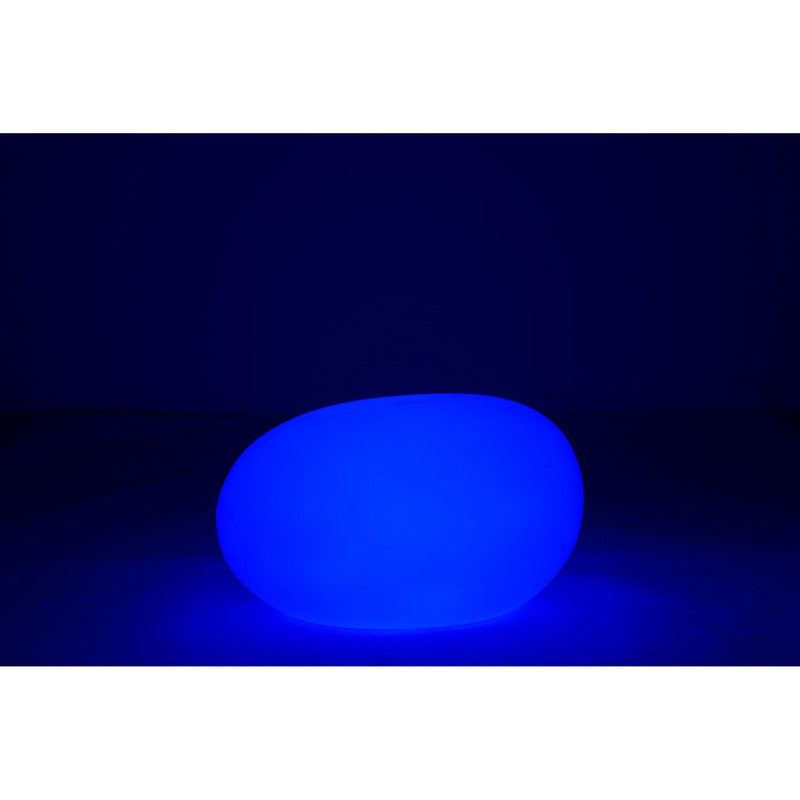 Tafellamp Steen Buiten Kunststof, Polypropylene, Metaal Wit-Tafellampen-J-Line