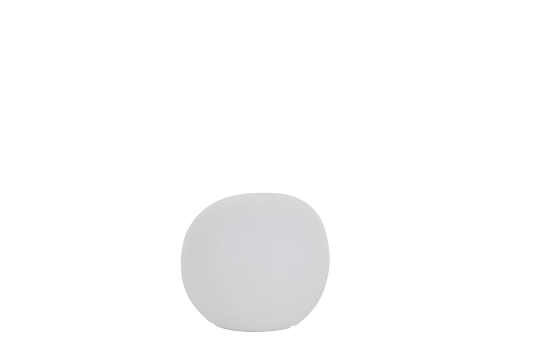 Tafellamp Steen Buiten Metaal, Polypropylene, Kunststof Wit-Tafellampen-J-Line