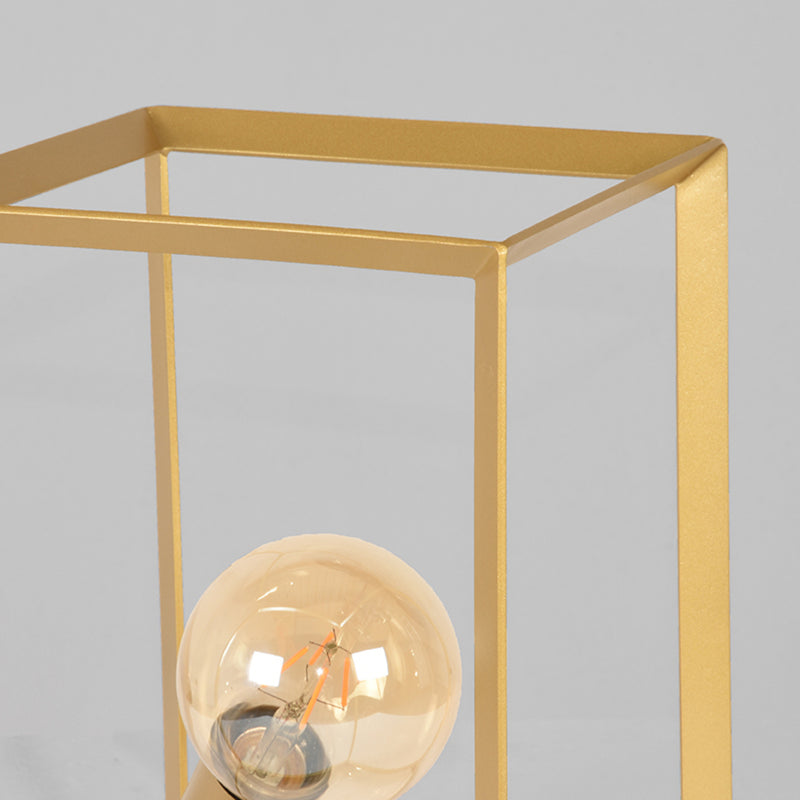 Tafellamp Tetto Metaal Antiek Goud 22x20x31 cm-Tafellampen-LABEL51