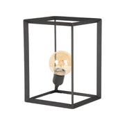 Tafellamp Tetto Metaal Zwart 22x20x31 cm-Tafellampen-LABEL51