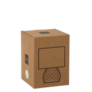Tafellamp Transparant Glas 17 cm 17.2x17.2x23 cm-Tafellampen-J-Line