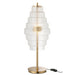 Tafellamp Transparant Ijzer 22 cm 22x22x57 cm-Tafellampen-J-Line