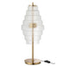 Tafellamp Transparant Ijzer 22 cm 22x22x57 cm-Tafellampen-J-Line