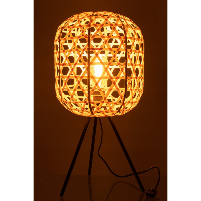 Tafellamp Naturel Electrical part Rond 30 cm-Tafellampen-J-Line
