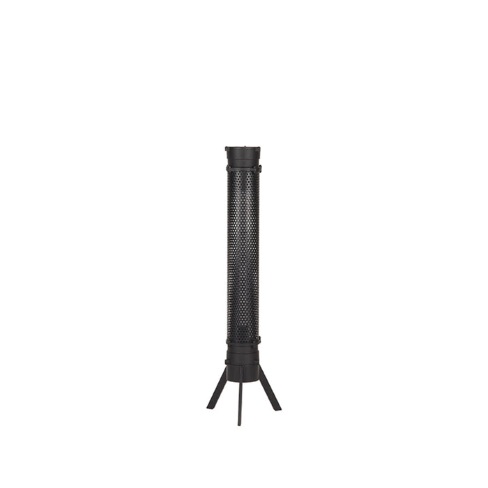 Tafellamp Tube Zeer Metaal Zwart 24x24x93 cm-Tafellampen-LABEL51