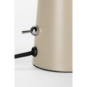 Tafellamp Vesper Heeft Iron Beige 18.5x8.5x26 cm-Bureaus-Creating Home