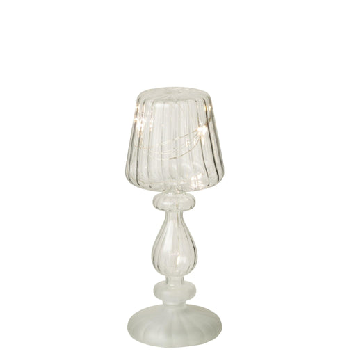 Tafellamp Vorst Wire, Glas Transparant 8x8x20 cm-Tafellampen-J-Line