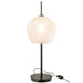 Tafellamp Wit Glas 23 cm Table Lamp 23x23x60 cm-Tafellampen-J-Line