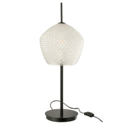 Tafellamp Wit Glas 23 cm Table Lamp 23x23x60 cm-Tafellampen-J-Line