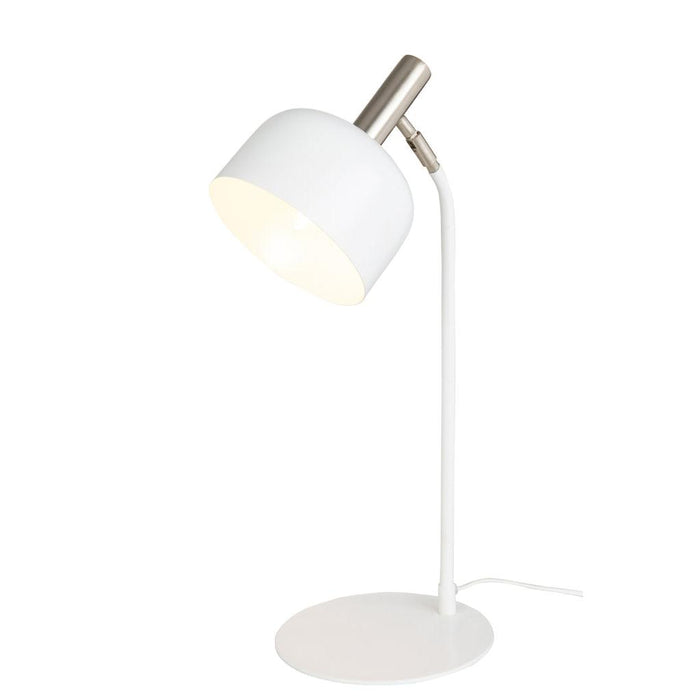 Tafellamp Wit Ijzer 20 cm - Ijzer(100%) - 38017-Tafellampen-J-Line