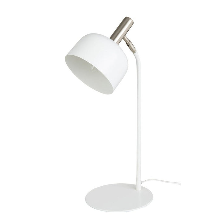 Tafellamp Wit Ijzer 20 cm - Ijzer(100%) - 38017-Tafellampen-J-Line
