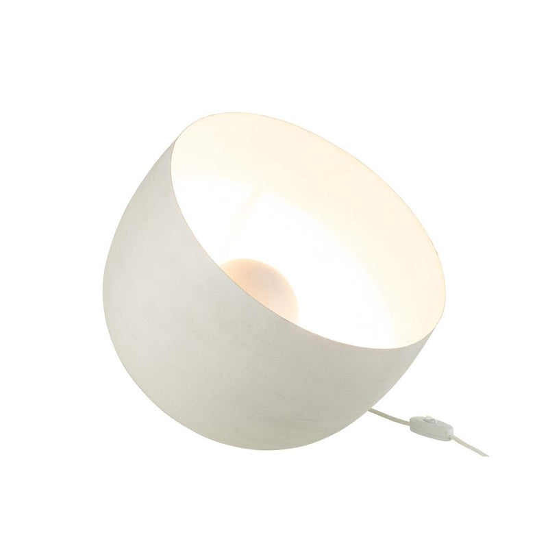 Tafellamp Wit Ijzer L 35 cm 35x35x32 cm-Tafellampen-J-Line