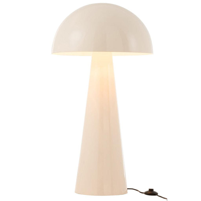 Tafellamp Wit Ijzer L 51 cm-Tafellampen-J-Line
