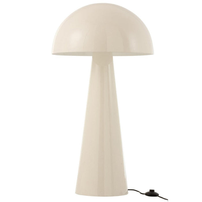 Tafellamp Wit Ijzer L 51 cm-Tafellampen-J-Line