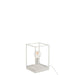 Tafellamp Wit Ijzer Rechthoekig 20 cm 20.5x20.5x30 cm-Tafellampen-J-Line