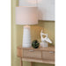 Tafellamp Wit Keramiek 35 cm 35x35x63 cm-Tafellampen-J-Line