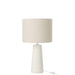 Tafellamp Wit Keramiek 35 cm-Tafellampen-J-Line