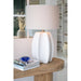 Tafellamp Wit Keramiek 40 cm-Tafellampen-J-Line