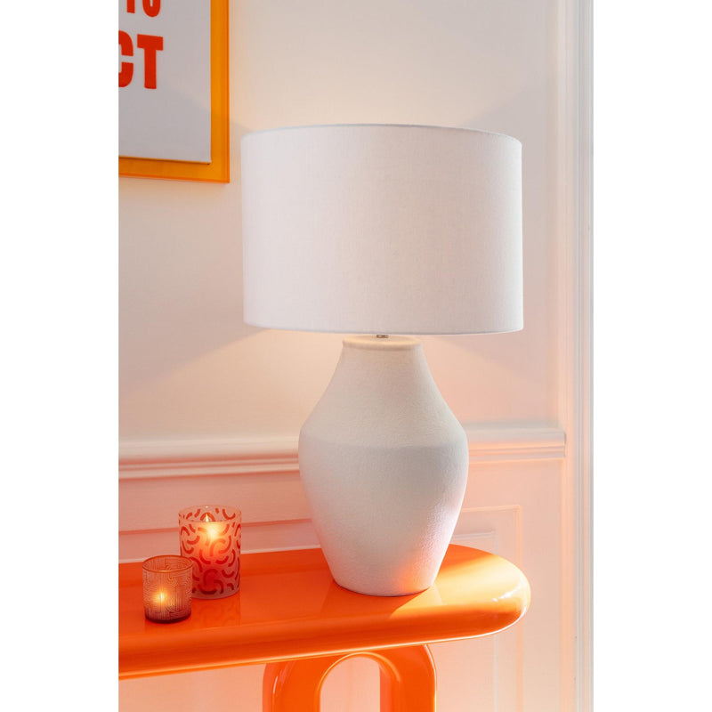 Tafellamp Wit Keramiek 46 cm 46x46x72 cm-Tafellampen-J-Line