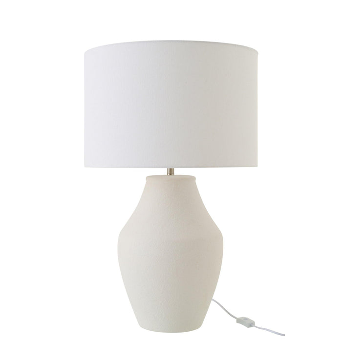 Tafellamp Wit Keramiek 46 cm-Tafellampen-J-Line