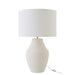 Tafellamp Wit Keramiek 46 cm-Tafellampen-J-Line