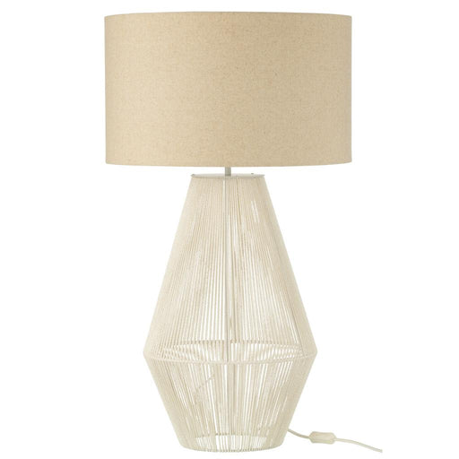 Tafellamp Wit Kunststof 45 cm 45x45x78 cm-Tafellampen-J-Line