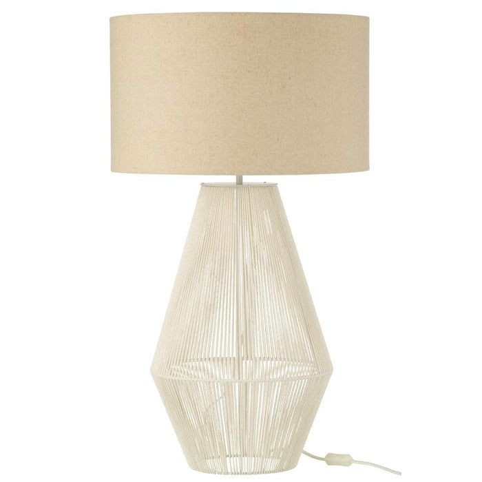 Tafellamp Wit Kunststof 45 cm 45x45x78 cm-Tafellampen-J-Line
