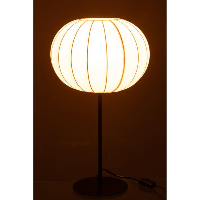 Tafellamp Wit Metaal L 30 cm-Tafellampen-J-Line