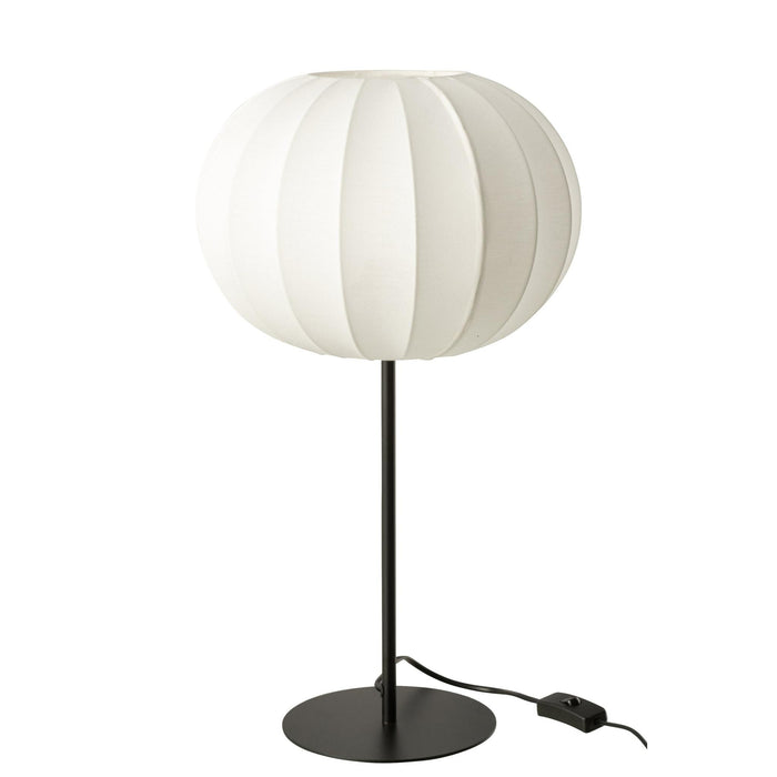Tafellamp Wit Metaal L 30 cm-Tafellampen-J-Line