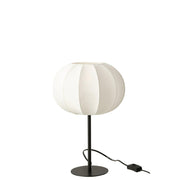 Tafellamp Wit Polyester S 25 cm 25x25x38 cm-Tafellampen-J-Line
