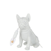 Tafellamp Wit Polykunsthars 15 cm 15x25x29 cm-Tafellampen-J-Line