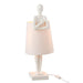 Tafellamp Wit Porcelain 18 cm 18x27x58 cm-Tafellampen-J-Line