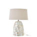 Tafellamp Wit Shell 25 cm 25.4x48.3x67.3 cm-Tafellampen-J-Line