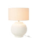 Tafellamp Wit Stof 46 cm Table Lamp-Tafellampen-J-Line