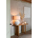 Tafellamp Wit Stof 46 cm Table Lamp-Tafellampen-J-Line