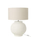 Tafellamp Wit Stof 46 cm Table Lamp-Tafellampen-J-Line