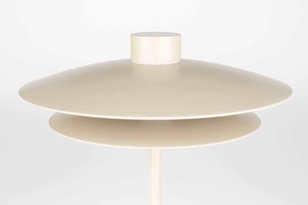 Tafellamp Wubbo Metaal Beige Ø26.5x32 cm G9-Tafellampen-Creating Home