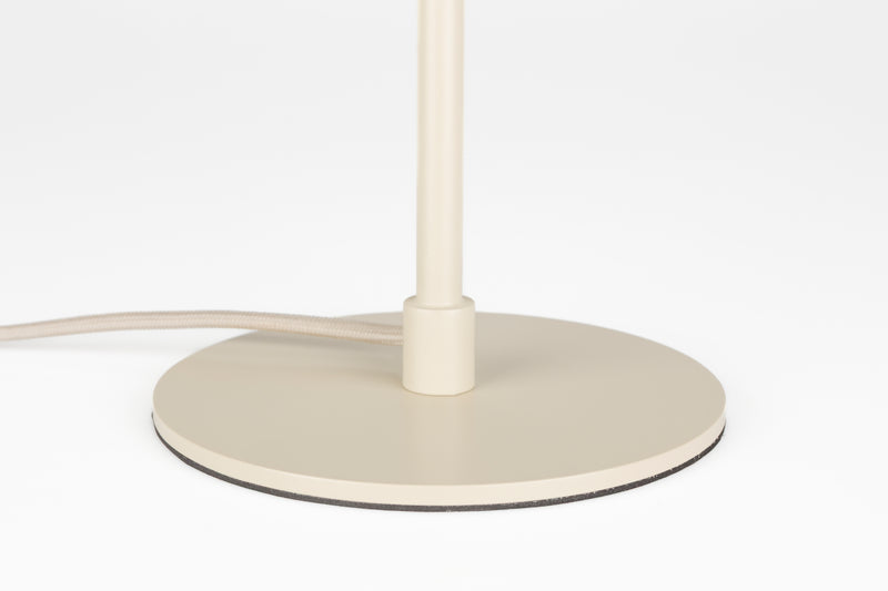 Tafellamp Wubbo Metaal Beige Ø26.5x32 cm G9-Tafellampen-Creating Home