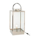 Tafellamp Zilver Glas 30 cm 30x31.5x76 cm-Tafellampen-J-Line