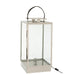 Tafellamp Zilver Glas 30 cm 30x31.5x76 cm-Tafellampen-J-Line