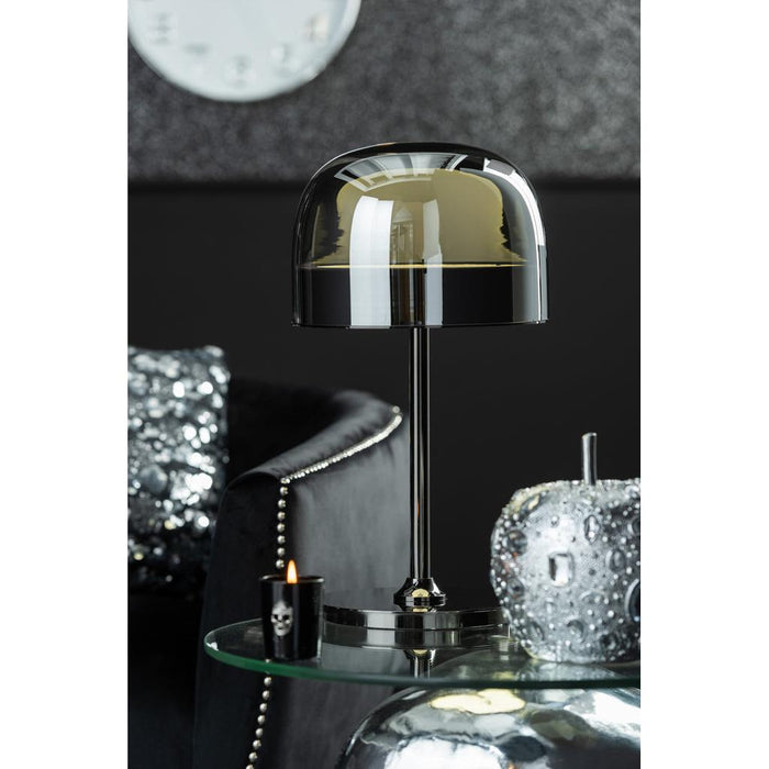 Tafellamp Zilver Ijzer 24 cm-Tafellampen-J-Line