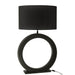 Tafellamp Zwart Aluminium Rond 13 cm 13x61x97 cm-Tafellampen-J-Line
