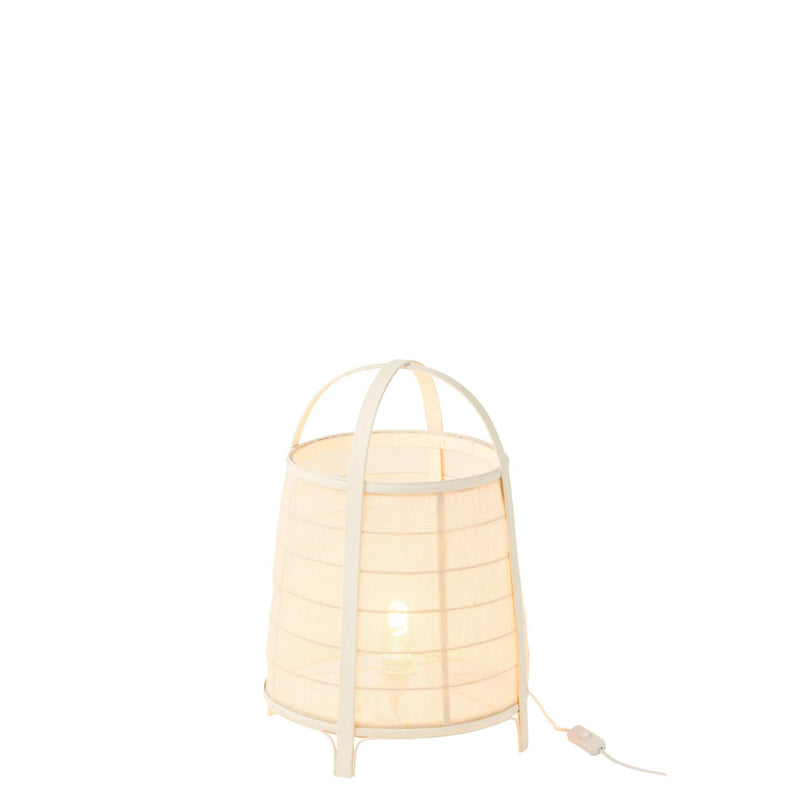 Tafellamp Zwart Bamboe L 36 cm 36.5x36.5x52.5 cm-Tafellampen-J-Line