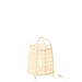 Tafellamp Zwart Bamboe L 36 cm 36.5x36.5x52.5 cm-Tafellampen-J-Line