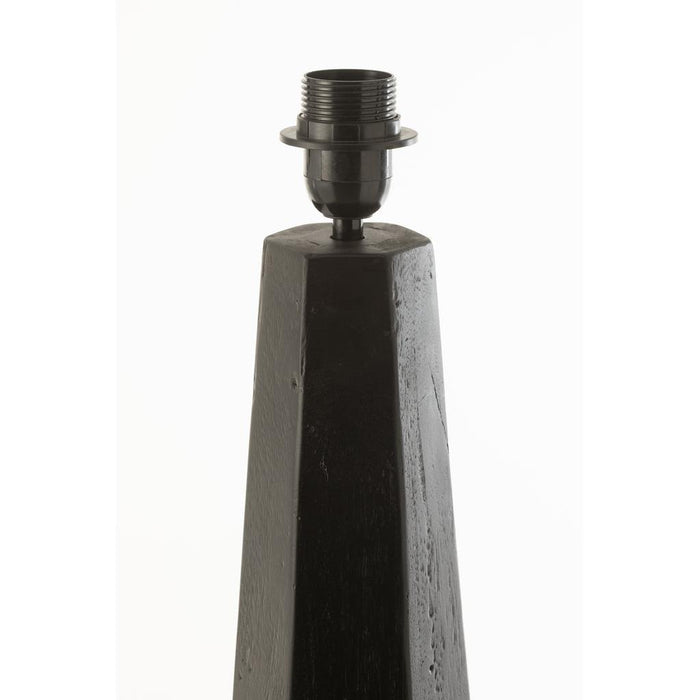 Tafellamp Zwart Bayur hout 25 cm 25x25x70 cm-Tafellampen-J-Line