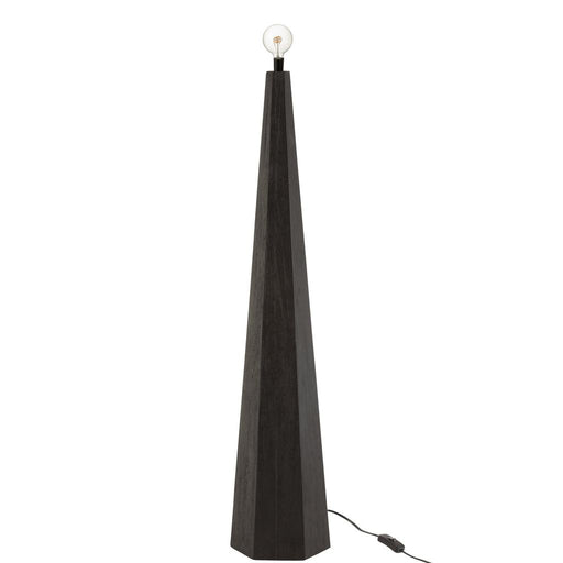 Tafellamp Zwart Bayur hout 30 cm-Tafellampen-J-Line