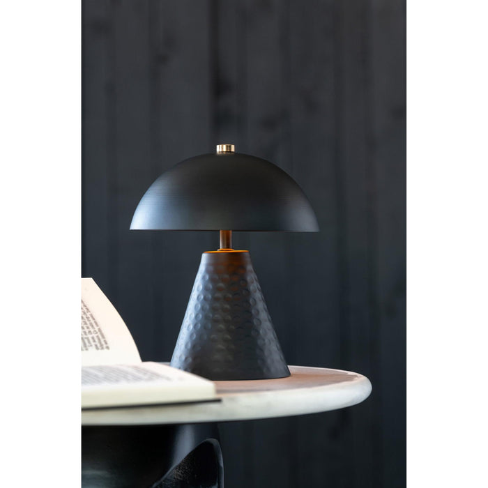 Tafellamp Zwart Ijzer 15 cm 15x15x18.5 cm-Tafellampen-J-Line