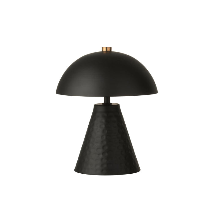 Tafellamp Zwart Ijzer 15 cm 15x15x18.5 cm-Tafellampen-J-Line